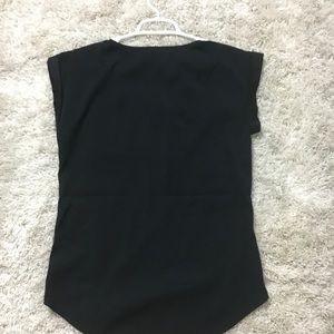 Express black zipper shirt